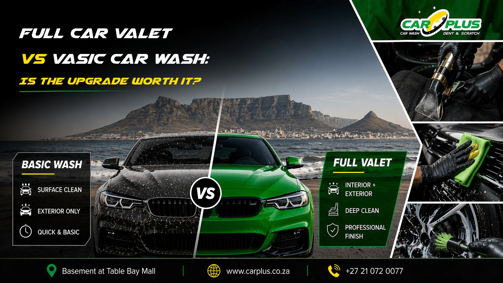 May Blog image about Full Car Valet vs. Basic Car Wash: Is It Worth the Upgrade?