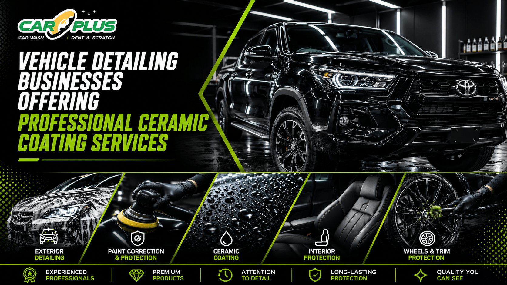 Vehicle Detailing Businesses Offering Professional Ceramic Coating Services